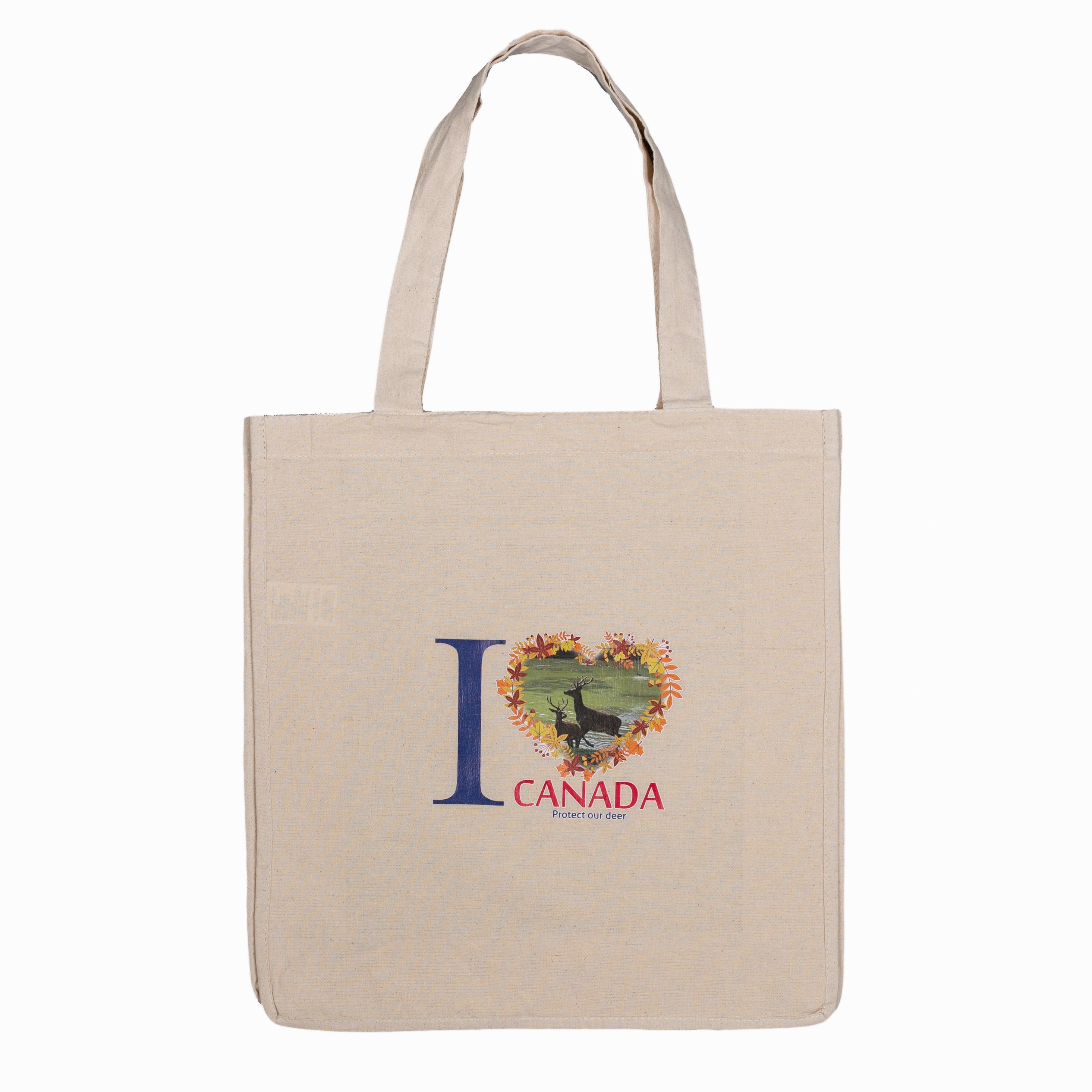Eco Friendly cotton tote Bags-Black Bear