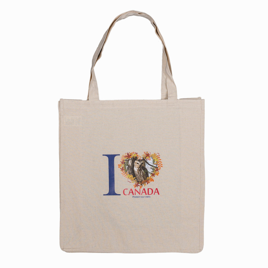 Eco Friendly cotton tote Bags-Black Bear